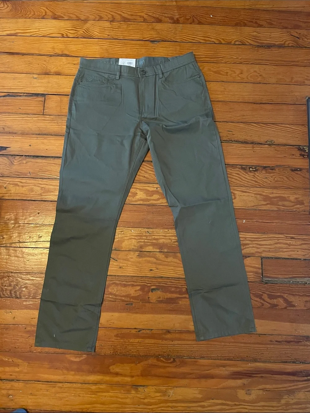 English Laundry Men's Olive Straight Jeans 5 pockets! NWT